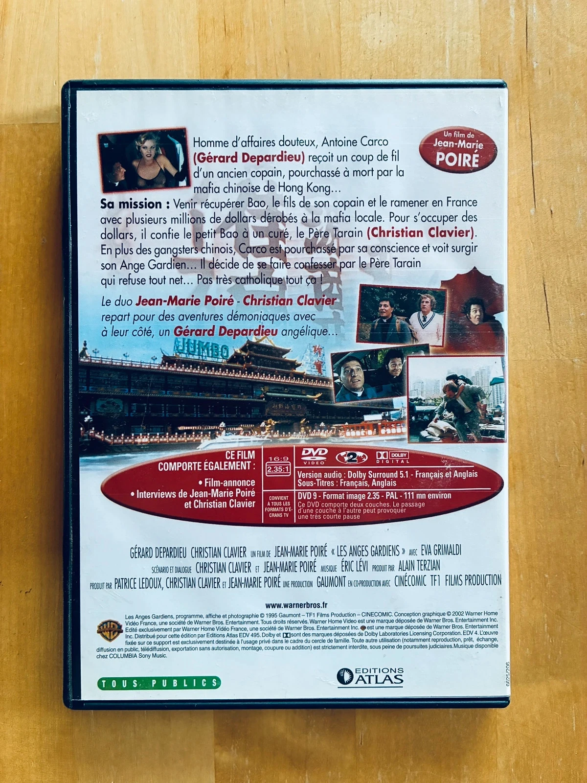 DVD Les Anges Gardiens Depardieu Clavier. – photo 3